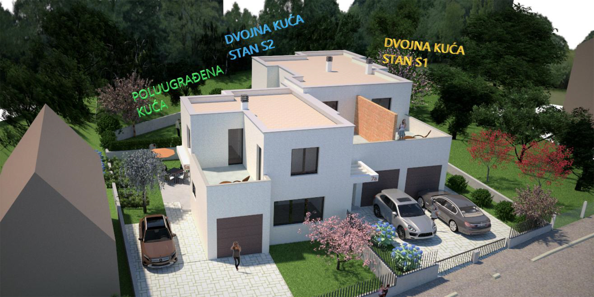 Gračani - Luksuzne urbane kuće i stanovi